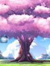 浪漫樱花树动态壁纸