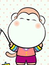 可爱的大脸猴[GO桌面主题]