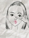 素描女孩[GO桌面主题]