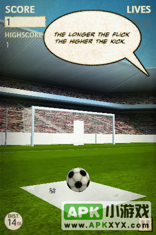 手指任意球:Flick Kick Football