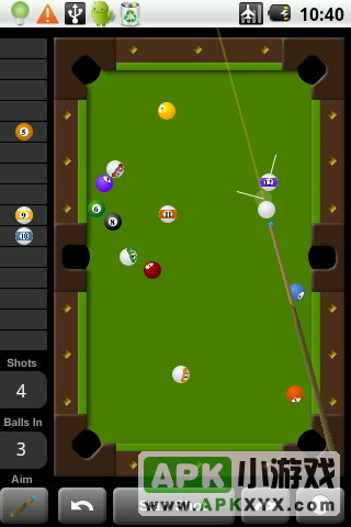 美式2D台球:Touch Pool 2D