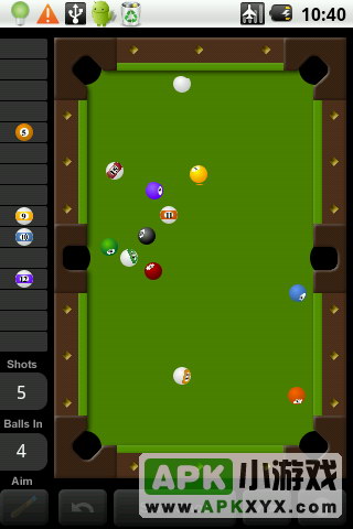 美式2D台球:Touch Pool 2D