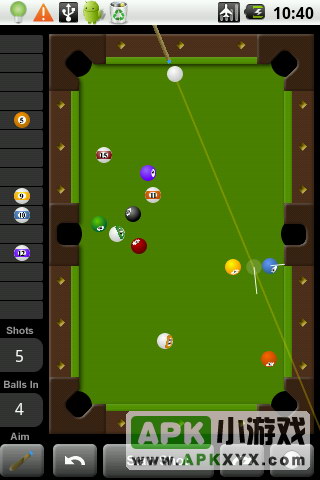 美式2D台球:Touch Pool 2D