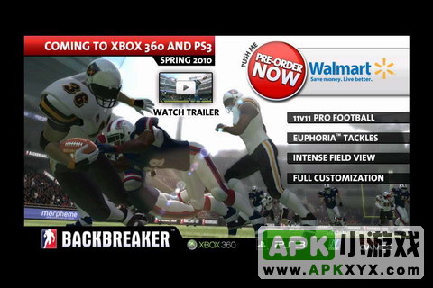 美式足球高清版：Backbreaker Football