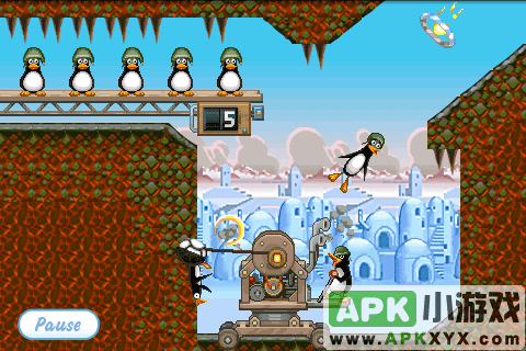 疯狂企鹅:Crazy Penguin Catapult