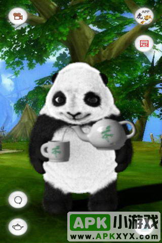 会说话的熊猫滚滚:Crouching Panda