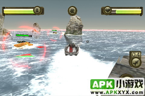 3D战艇试玩版:Battle Boats 3D Lite