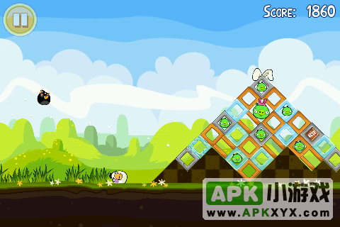 愤怒的小鸟复活节英文版:Angry Birds Seasons Easter
