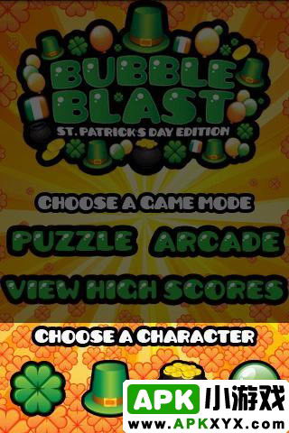 泡沫爆破圣帕特里克版:Bubble Blast St Patrick\\\'s Day