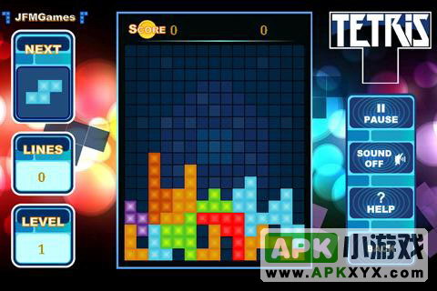 炫彩俄罗斯方块高清版:Tetris