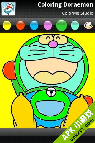 着色-哆啦a梦:Coloring Dora emon