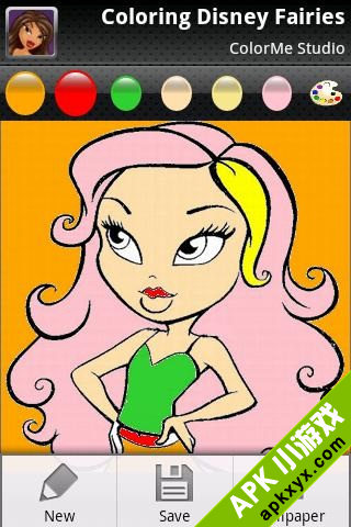 美女化妆：Coloring-Bratz Dolls