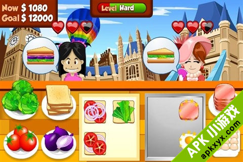 美味三明治:Sandwich Dash HD Free