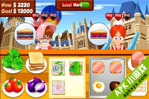 美味三明治:Sandwich Dash HD Free