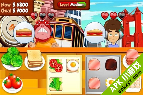 美味三明治:Sandwich Dash HD Free