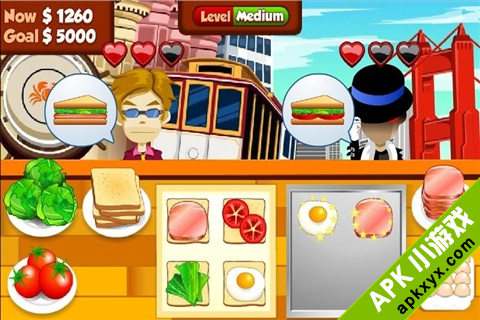 美味三明治:Sandwich Dash HD Free
