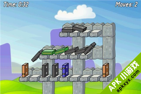 骨牌冲冲冲:Domino Run Lite