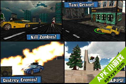 3D死亡飞车:Cars And Guns 3D