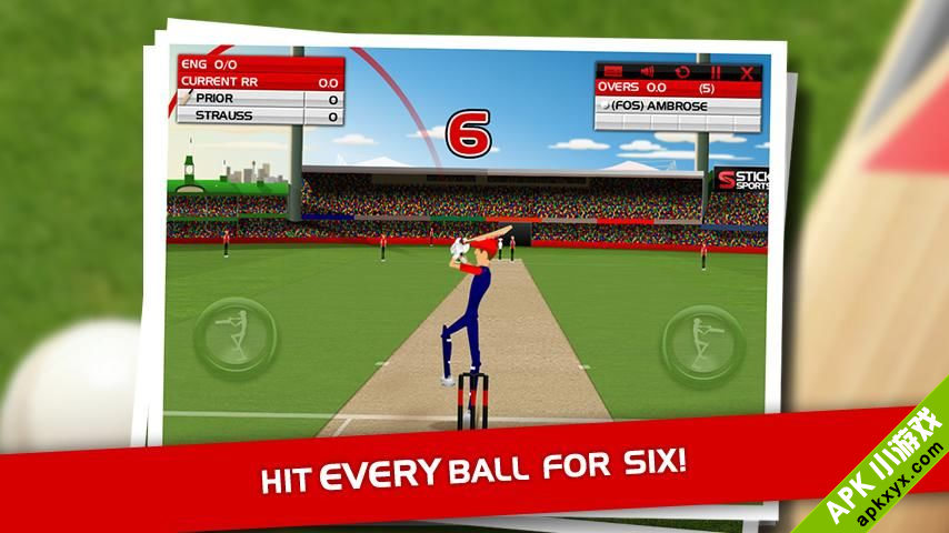 手指板球:Stick Cricket