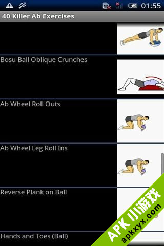 健身应用:40 Killer Ab Exercises