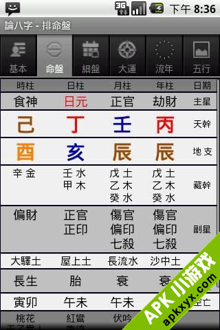 论八字:Calc8Words