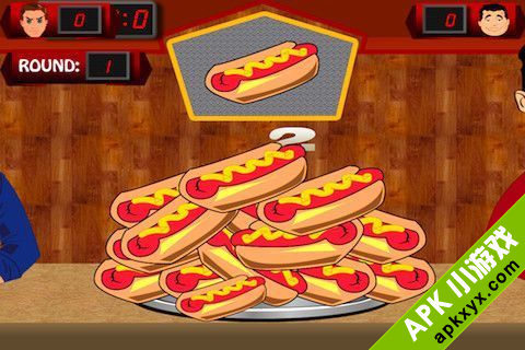 大胃王比拼吃热狗:Hot Dog Pig Gold