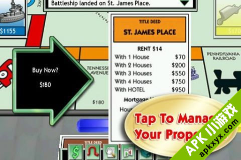 大富翁高清版:Monopoly HD for Pad