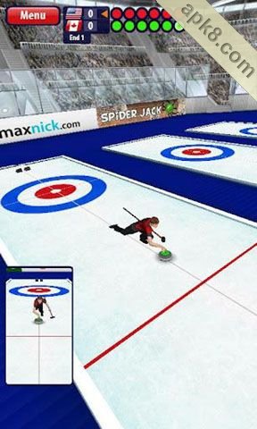 3D掌上冰壶中文版本:Curling3D