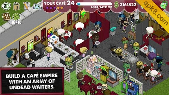僵尸咖啡厅：Zombie Cafe vZombieCafeAndroid