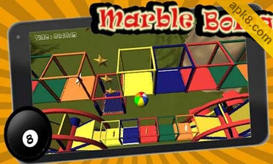 彩色滚球:Marble Boing