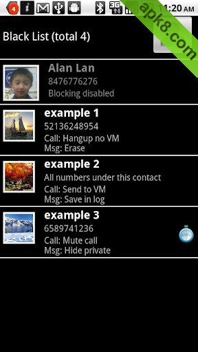 来电拦截：Profile Call Blocker trial