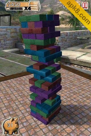 层层叠 平板游戏:Jenga