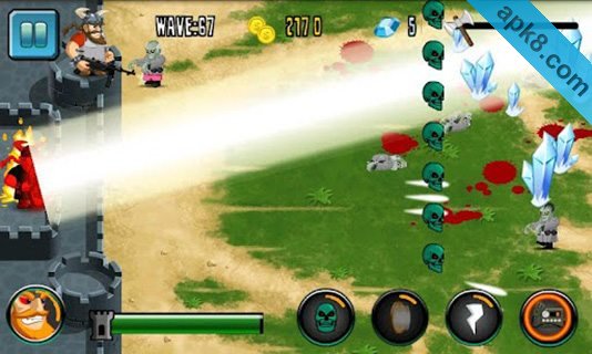 僵尸塔防：Zombie Defense