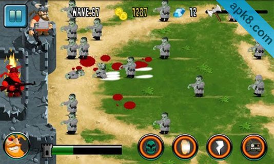 僵尸塔防：Zombie Defense