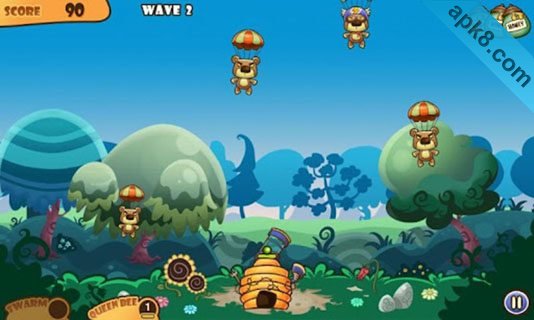 蜂蜜战争 平板游戏：Honey Battle-Bears vs Bees
