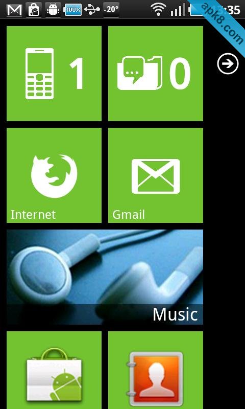 WP7模仿桌面