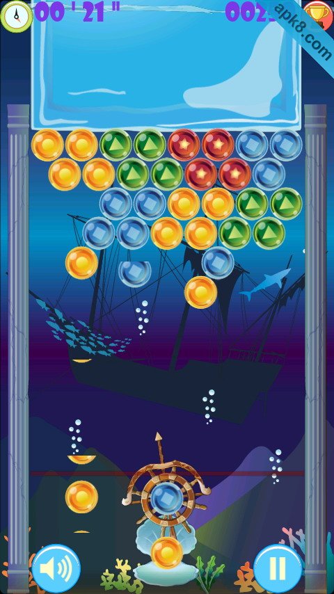 海洋泡泡龙 HD：Ocean Bubble