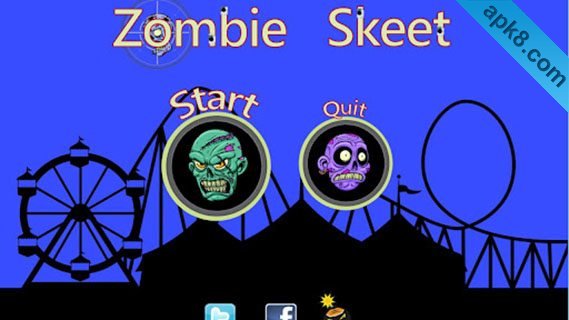 僵尸飞靶:Zombie Skeet