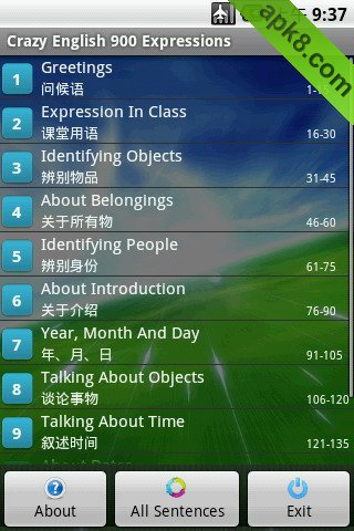 疯狂英语900句