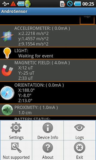 Android感应器