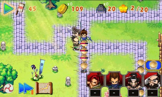 忍者塔防:Ninja Tower Defense