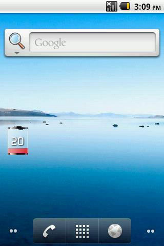 微型电池部件(Battery Level Widget)