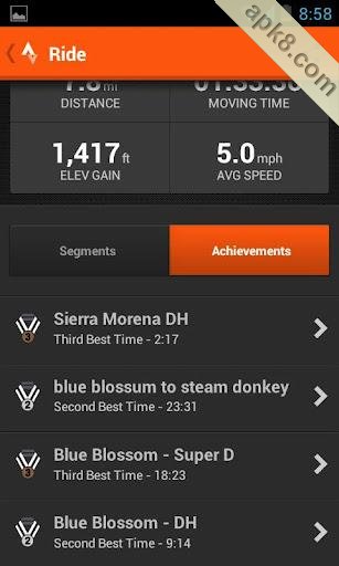 自行车路线跟踪(Strava)