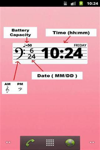 音乐时钟(Musical Clock Widget)