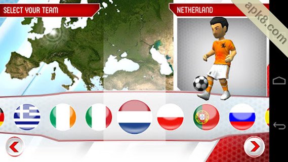 足球欧洲杯2012:Striker Soccer Eurocup 2012