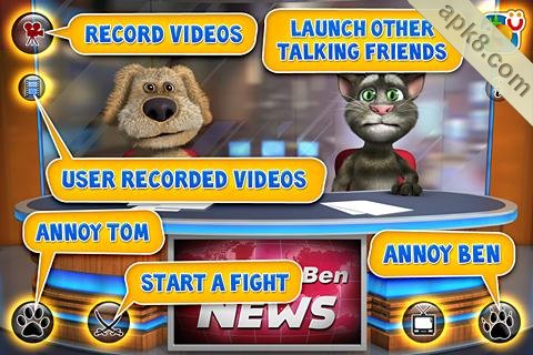 会说话的新闻(含数据包):Talking Tom & Ben News full
