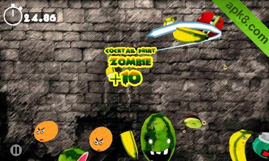 水果僵尸切割：Slice And Cut Zombie Fruit