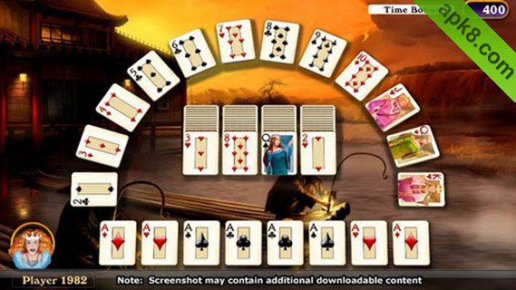 纸牌接龙4 HD：Hardwood Solitaire IV