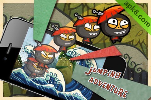 忍者弹跳:Ninja Bounce