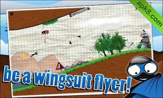 滑翔火柴人:Wingsuit Stickman